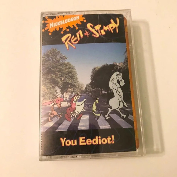 Vtg 1993 Ren And Stimpy Show You  Eediot Cassette Tape - Picture 11 of 11